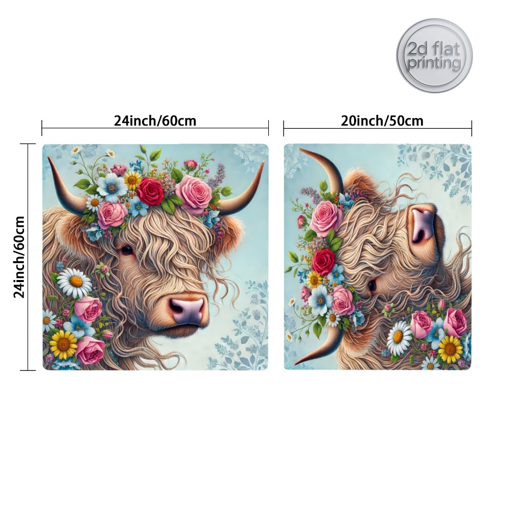 1pc, Artificial Leather Dish D - đánh giá và giá Cow Mat Rubber
