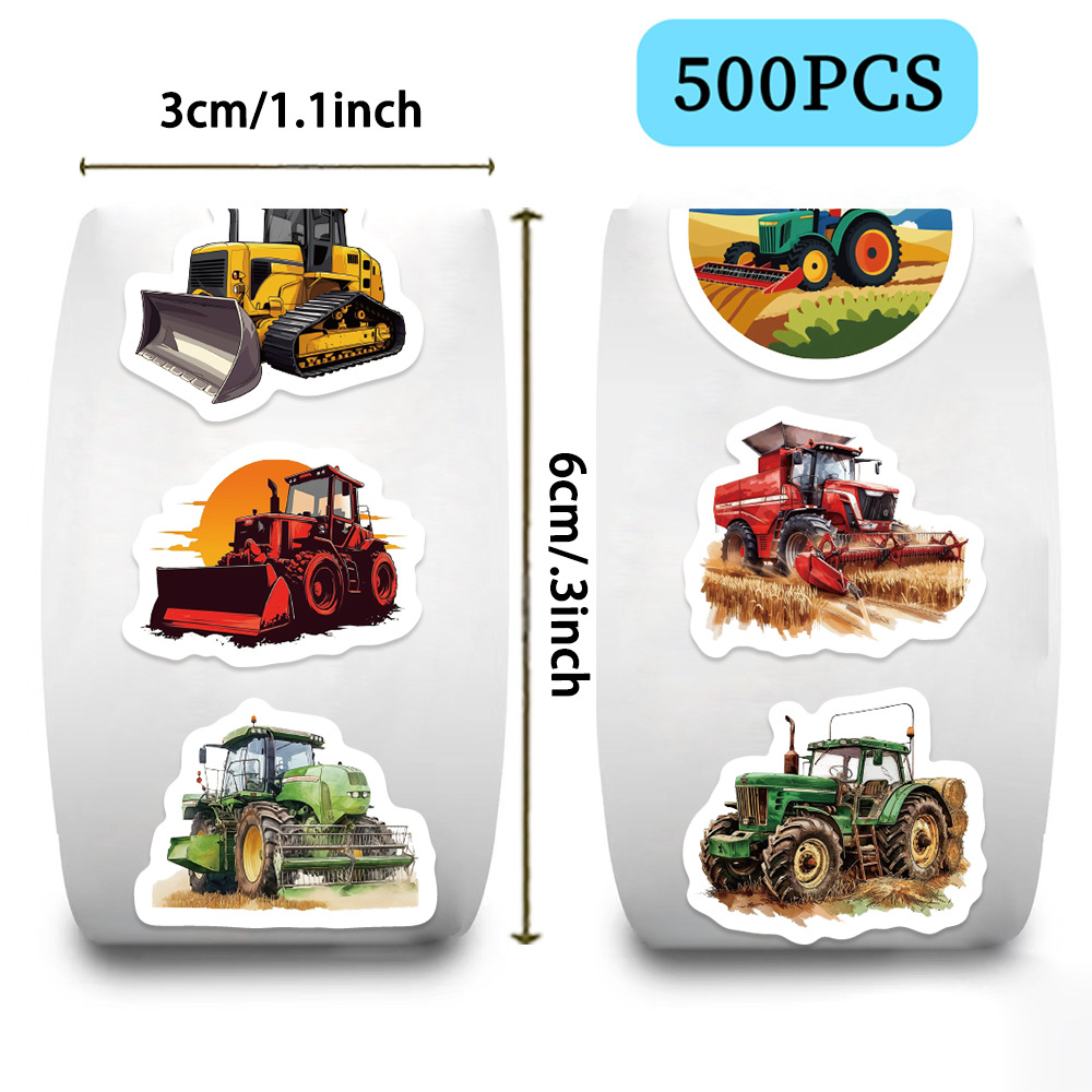 500Pcs Farm Tractor Stickers R - đánh giá và giá Agriculture Farming For Kids