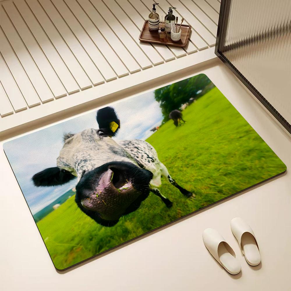 Abstract Cow Animal KWaii Floo - đánh giá và giá Cow Mat Rubber