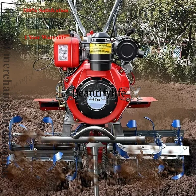 a55  New Mini Rotary Tiller Ho - đánh giá và giá Farming Agriculture Land