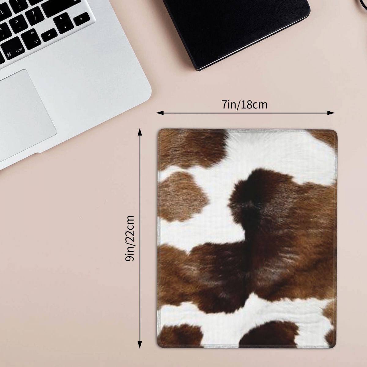 Rustic Ranch Cow Print 7x9 in  - đánh giá và giá Cow Mat Rubber