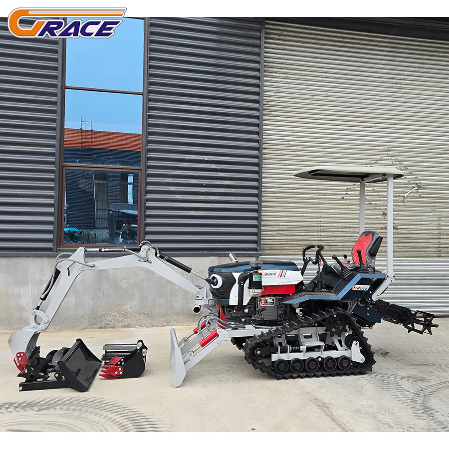 30HP Diesel Rubber Track Crawl - đánh giá và giá Farming Agriculture Land
