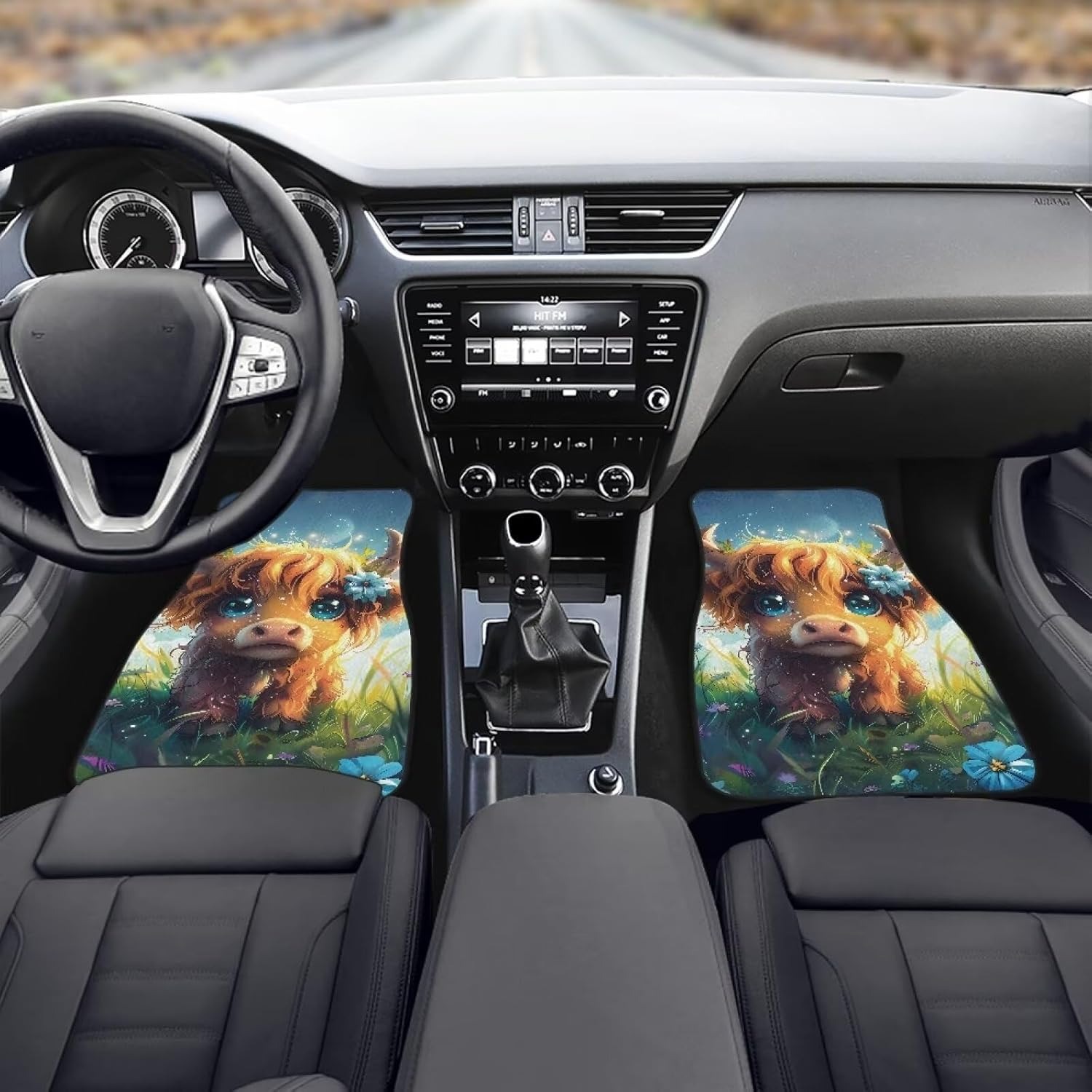 Cute Highland Cow Car Floor Ma - đánh giá và giá Cow Mat Rubber