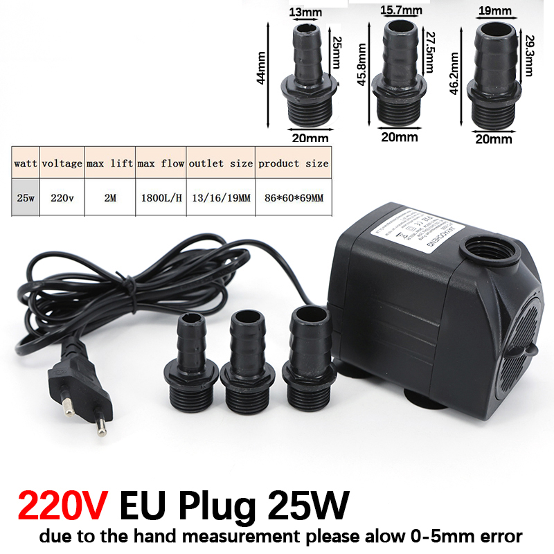 AC 220V 16W 25W Submersible Wa - đánh giá và giá Aquaculture Aerator Pump