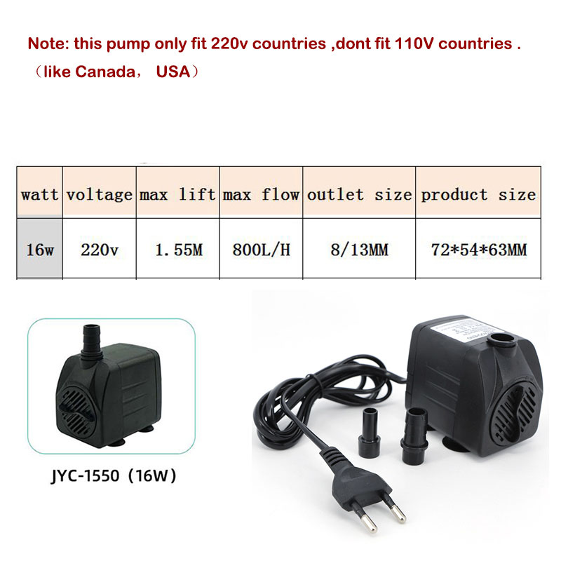 AC 220V 16W 25W Submersible Wa - đánh giá và giá Aquaculture Aerator Pump