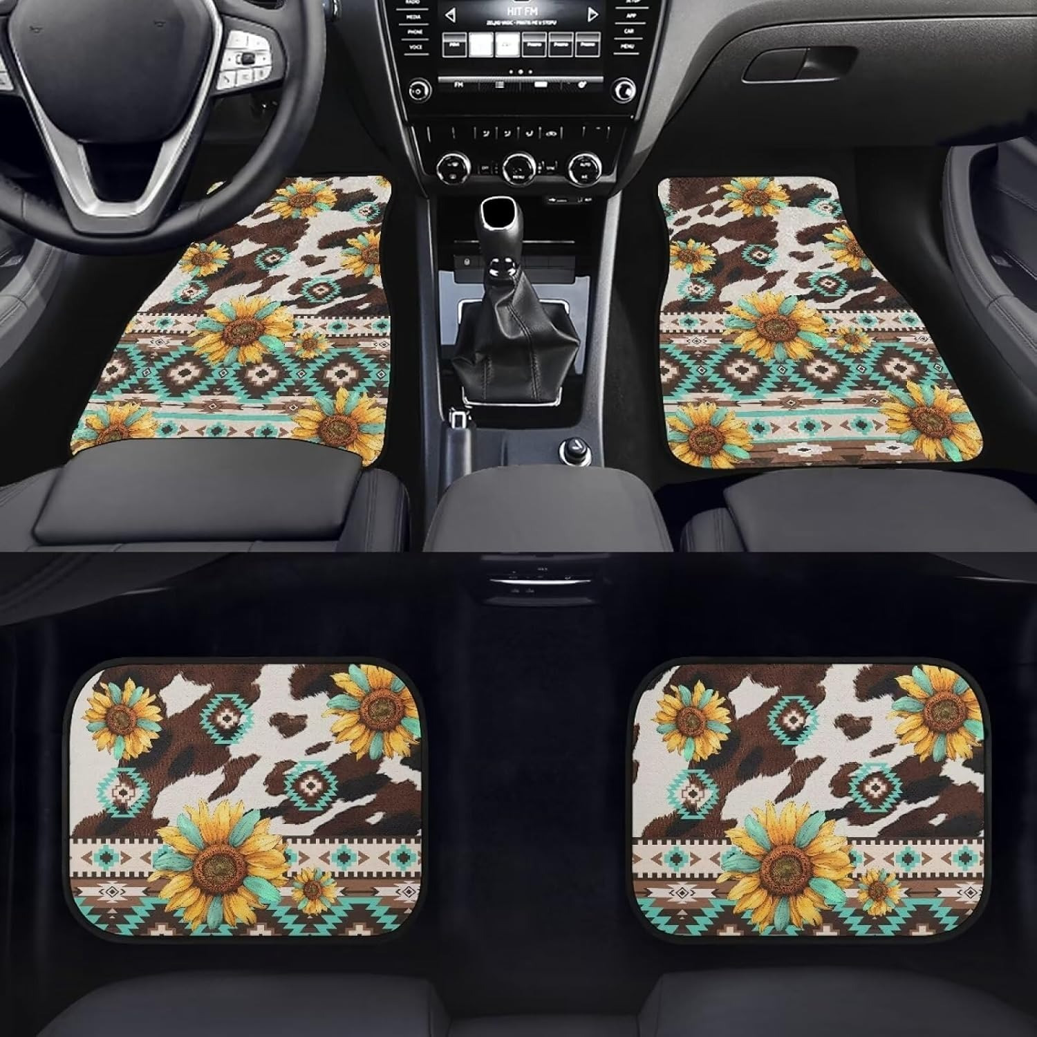 Aztec Car Floor Mats All Weath - đánh giá và giá Cow Mat Rubber