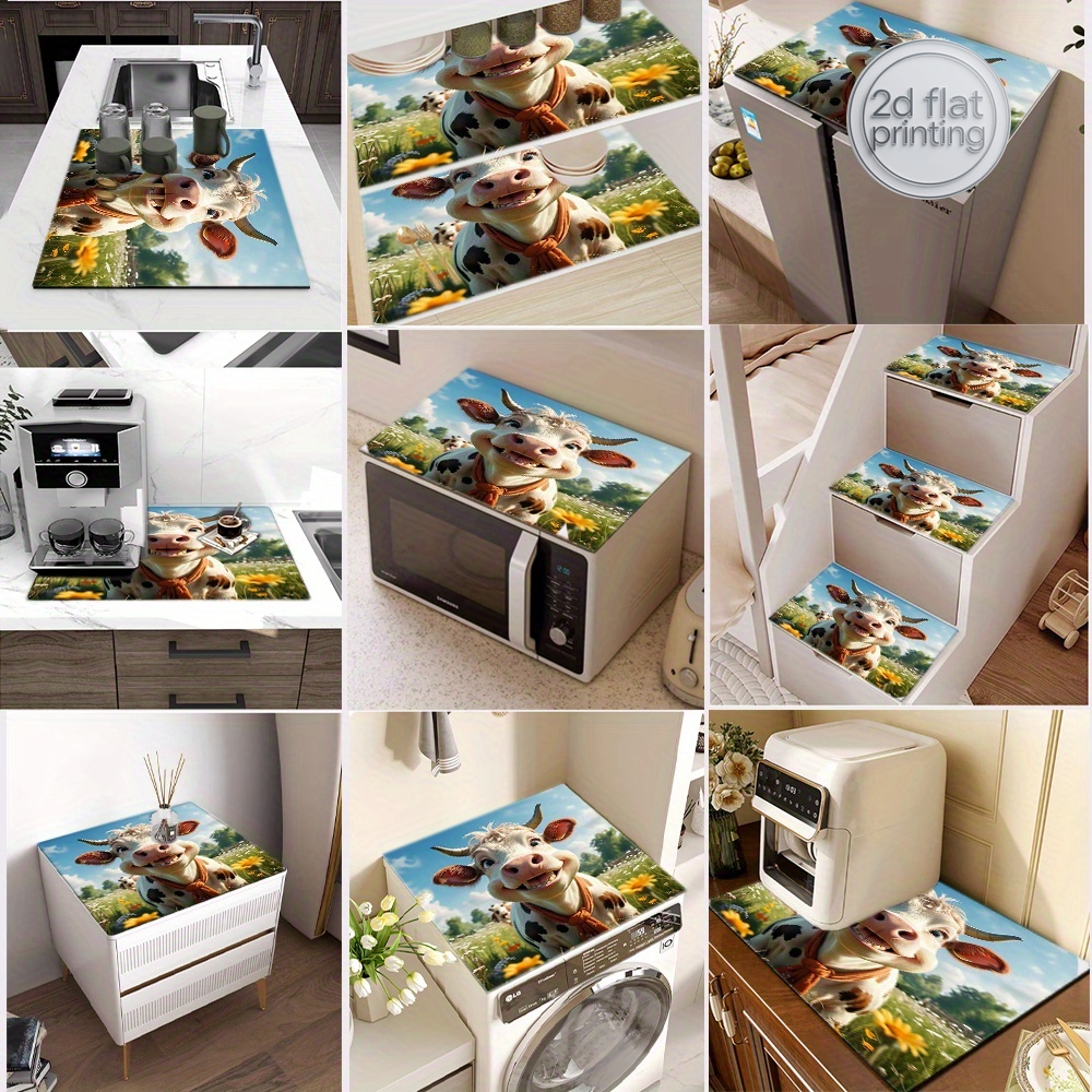 2D Flat Printing 1pc Cow Print - đánh giá và giá Cow Mat Rubber